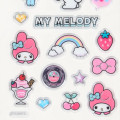 Japan Sanrio Petamelow Sticker - My Melody : 3D Embossed - 4