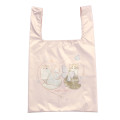 Japan Mofusand Satin Eco Bag with Pouch - Aurora Butterfly Cat Pink - 6