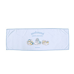 Japan Mofusand Cool Towel - Shark Cat Seal Blue Cooling