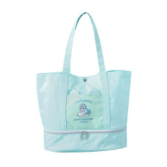 Japan Mofusand Expandable Tote Bag (S) - Shark Cat Nyan Seal Turquoise