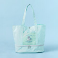 Japan Mofusand Expandable Tote Bag (S) - Shark Cat Nyan Seal Turquoise - 2
