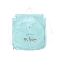 Japan Mofusand Gym Sack Knapsack Drawstring Backpack - Shark Cat Nyan Seal Turquoise - 1