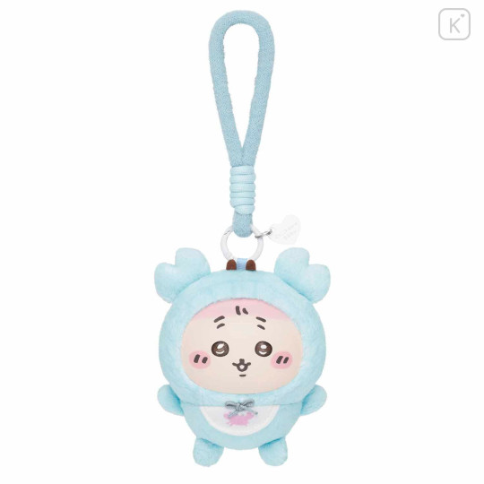 Japan Chiikawa Kiramekko Mascot Keychain - Furuhonya Kani-chan : Chiikawa Baby - 1