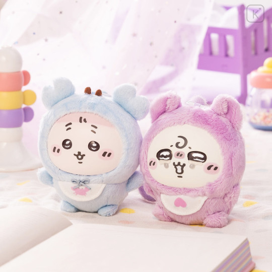 Japan Chiikawa Kiramekko Mascot Keychain - Kuri Manju : Chiikawa Baby - 8