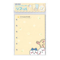 Japan Chiikawa 6 Hole Sticker Binder Refill - Chiikawa & Hachiware & Usagi : Flower - 3