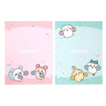 Japan Chiikawa 6 Hole Sticker Binder Refill - Chiikawa & Hachiware & Usagi : Cheer sFor Everyone - 4