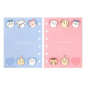 Japan Chiikawa 6 Hole Sticker Binder Refill - Chiikawa : Heart Pink - 4