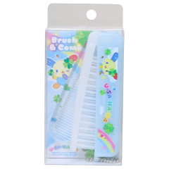 Japan Sanrio Folding Brush & Comb - Usahana : Happy Clover Days