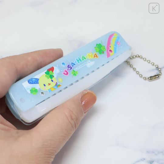 Japan Sanrio Folding Brush & Comb - Usahana : Happy Clover Days - 2