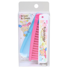 Japan Sanrio Folding Brush & Comb - Usahana : Kawaii Style Time