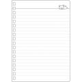 Japan San-X Original B6SP Notebook - Rilakkuma : Basic Rilakkuma Monochrome - 2