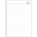 Japan San-x B6SP Notebook - Kiiroitori & Rilakkuma : Basic Rilakkuma Monochrome - 2