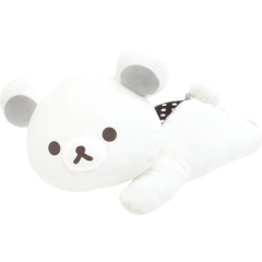 Japan San-x Mochi Mochi Squishy Plush - Korilakkuma : Basic Rilakkuma Monochrome White