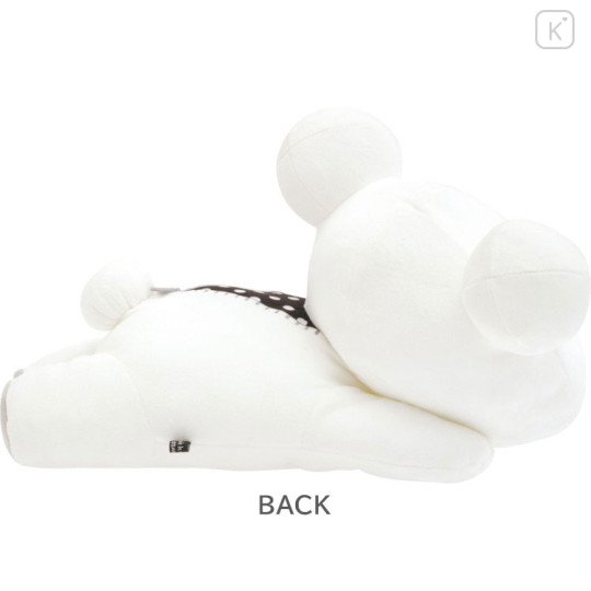 Japan San-X Original Mochi Mochi Squishy Plush - Korilakkuma : Basic Rilakkuma Monochrome White - 2