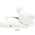Japan San-x Mochi Mochi Squishy Plush - Korilakkuma : Basic Rilakkuma Monochrome White - 2
