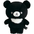 Japan San-X Original Plush Toy - Chairoikoguma : Basic Rilakkuma Monochrome Black - 1