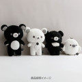 Japan San-X Original Plush Toy - Chairoikoguma : Basic Rilakkuma Monochrome Black - 3