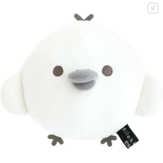 Japan San-x Plush Toy - Kiiroitori : Basic Rilakkuma Monochrome White - 1
