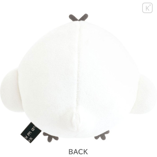 Japan San-X Original Plush Toy - Kiiroitori : Basic Rilakkuma Monochrome White - 2