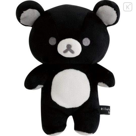 Japan San-x Plush Toy - Rilakkuma : Basic Rilakkuma Monochrome Black - 1