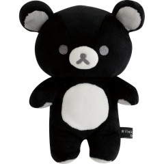 Japan San-x Plush Toy - Rilakkuma : Basic Rilakkuma Monochrome Black