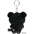 Japan San-x Original Hanging Plush Toy - Chairoikoguma : Basic Rilakkuma Monochrome Black - 3