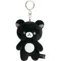 Japan San-x Original Hanging Plush Toy - Rilakkuma : Basic Rilakkuma Monochrome Black - 1