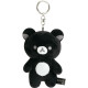 Japan San-X Hanging Plush Toy - Rilakkuma : Basic Rilakkuma Monochrome Black