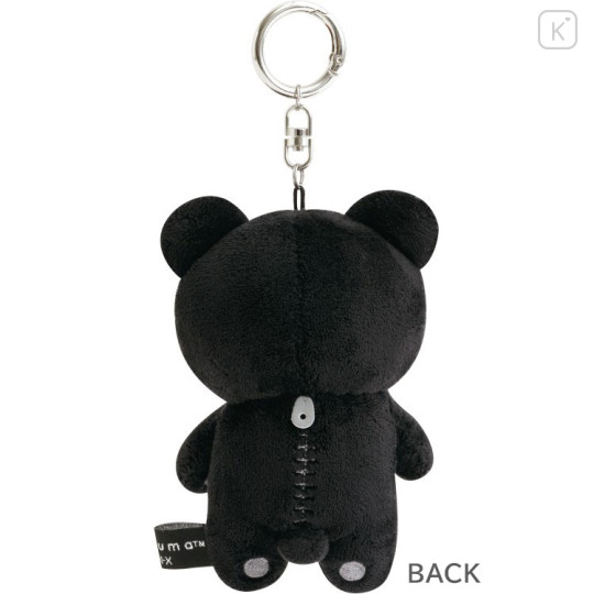 Japan San-x Original Hanging Plush Toy - Rilakkuma : Basic Rilakkuma Monochrome Black - 3