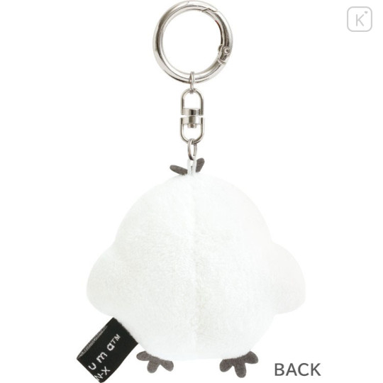Japan San-X Hanging Plush Toy - Kiiroitori : Basic Rilakkuma Monochrome White - 3