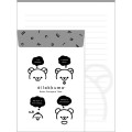 Japan San-X Original Letter Envelope Set - Rilakkuma : Basic Rilakkuma Monochrome - 2