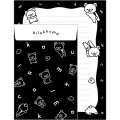 Japan San-X Original Letter Envelope Set - Rilakkuma : Basic Rilakkuma Monochrome - 3