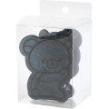 Japan San-x Hair Claw Clip - Rilakkuma : Basic Rilakkuma Monochrome Shell Holographic Black - 4