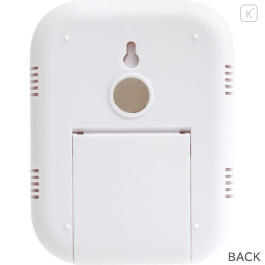 Japan San-x Room Thermometer Hygrometer - Rilakkuma : Basic Rilakkuma Monochrome - 3