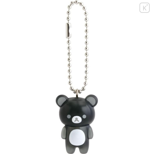 Japan San-X Original Secret Figure Keychain - Rilakkuma : Basic Rilakkuma Monochrome Blind Box - 4