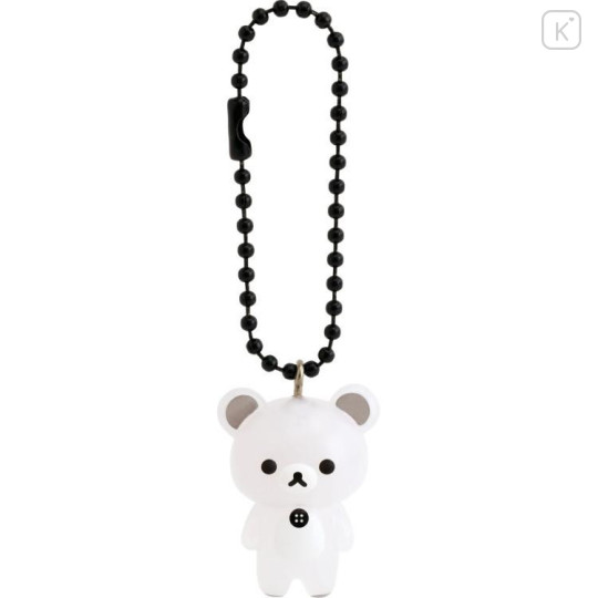 Japan San-x Secret Figure Keychain - Rilakkuma : Basic Rilakkuma Monochrome Blind Box - 6