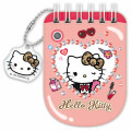 Japan Sanrio Ring Memo - Hello Kitty : Tokimeki Heisei Kogal Mobile Style After School Girls Leopard - 1
