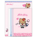 Japan Sanrio Letter Envelope Set - Hello Kitty : Tokimeki Heisei Kogal After School Girls Tan - 1