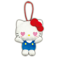 Japan Sanrio Petit Mini Mascot Holder - Hello Kitty : Heart Loving Eyes