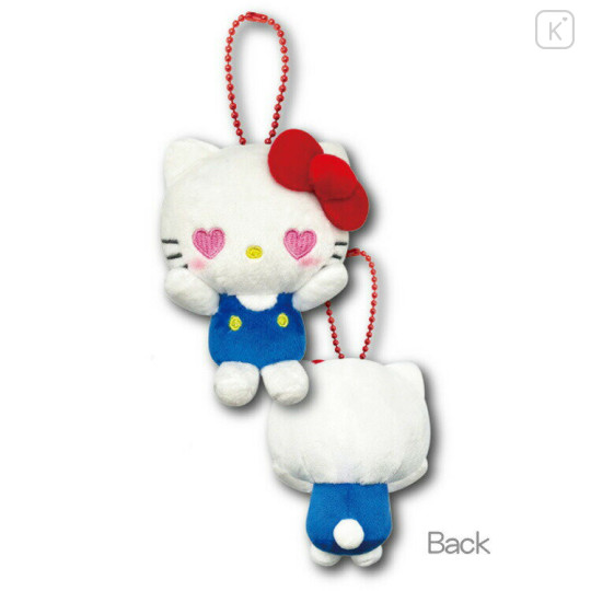 Japan Sanrio Petit Mini Mascot Holder - Hello Kitty : Heart Loving Eyes - 2