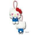 Japan Sanrio Petit Mini Mascot Holder - Hello Kitty : Heart Loving Eyes - 2