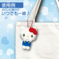 Japan Sanrio Petit Mini Mascot Holder - Hello Kitty : Exciting Face - 3