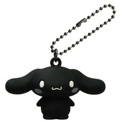Japan Sanrio Figure Keychain - Cinnamoroll : Monochrome