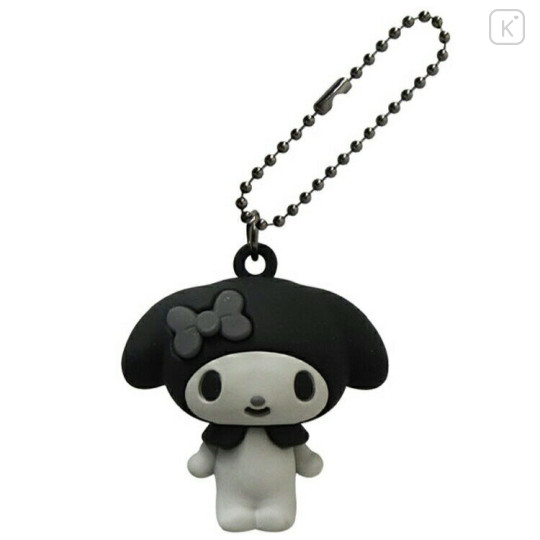 Japan Sanrio Figure Keychain - My Melody : Monochrome - 1