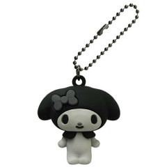 Japan Sanrio Figure Keychain - My Melody : Monochrome