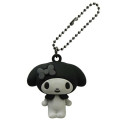 Japan Sanrio Figure Keychain - My Melody : Monochrome - 1