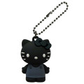 Japan Sanrio Figure Keychain - Hello Kitty : Monochrome - 1