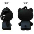 Japan Sanrio Figure Keychain - Hello Kitty : Monochrome - 2