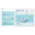 Japan Peanuts Slider Case Set - Snoopy & Woodstock : Bike Turquoise - 1
