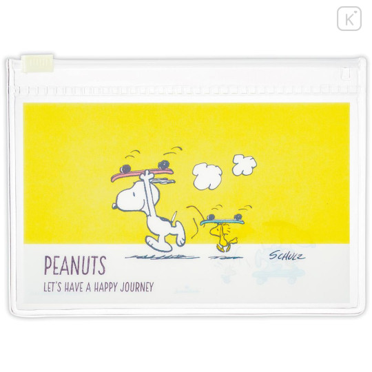 Japan Peanuts Slider Case Set - Snoopy & Woodstock : Skateboard Yellow - 3